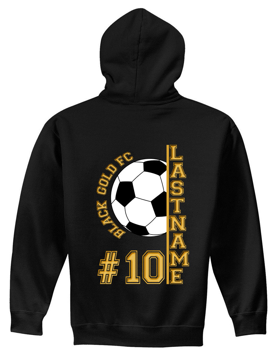 LEDUC BLACKGOLD SOCCER  - ADULT SIZE HOODIE