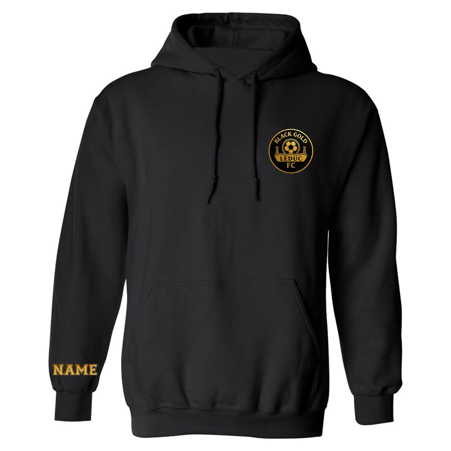 LEDUC BLACKGOLD SOCCER  - ADULT SIZE HOODIE