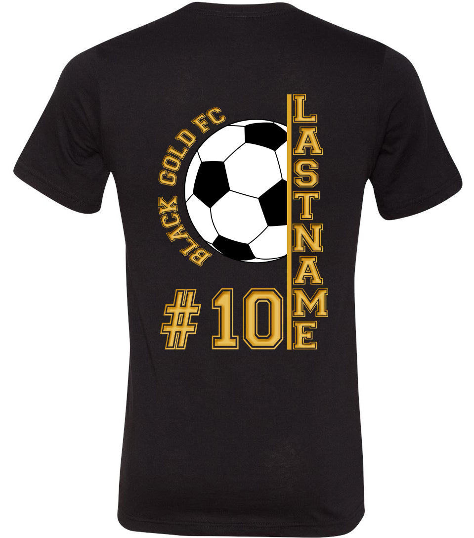 LEDUC BLACKGOLD SOCCER - ADULT SIZE TSHIRT