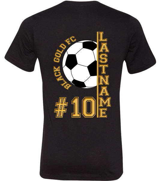 LEDUC BLACKGOLD SOCCER - ADULT SIZE TSHIRT