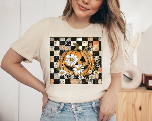 CHECKERED PUMPKIN
