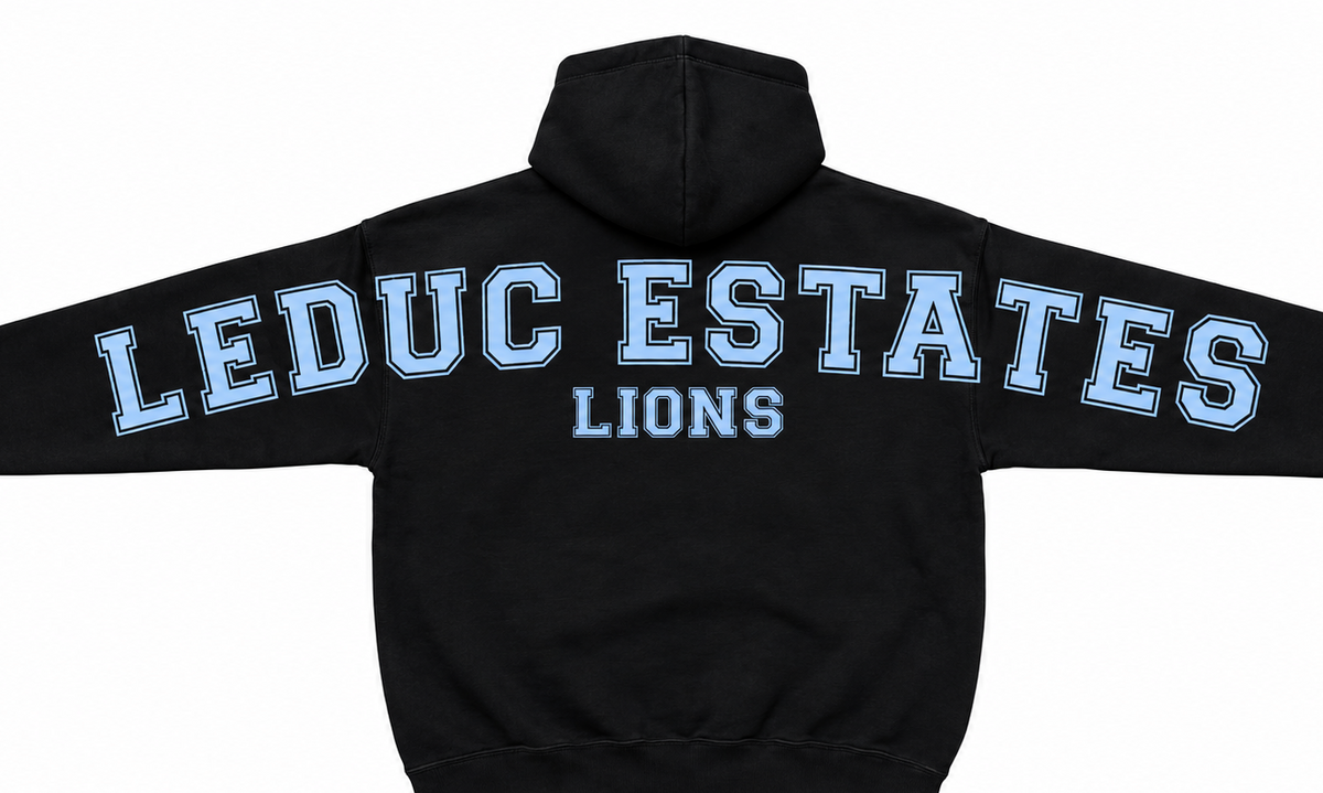 ÉLES LIONS- ADULT HOODIE - BIG HYPE - BLACK