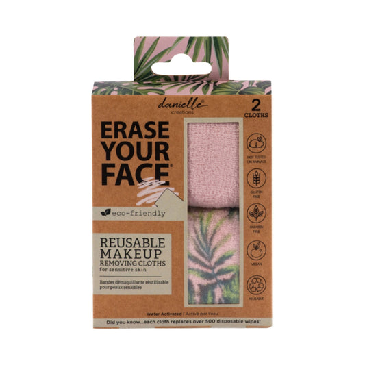 Erase Your Face Cloths - Blush & Palm leaf