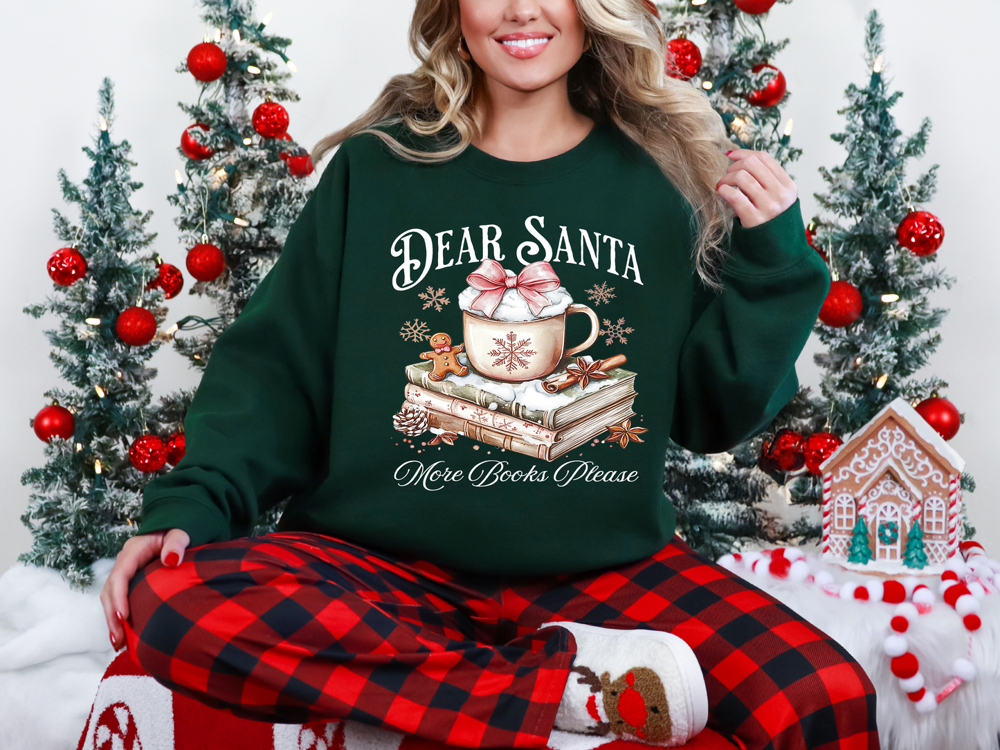 DEAR SANTA-MORE BOOKS PLEASE