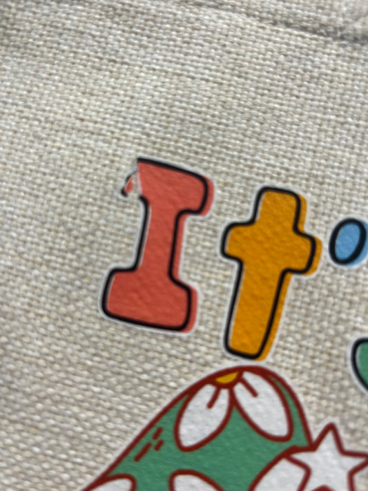 *SALE* IT'S OKAY-TOTE *ONE LETTER SLIGHTLY PEELED *