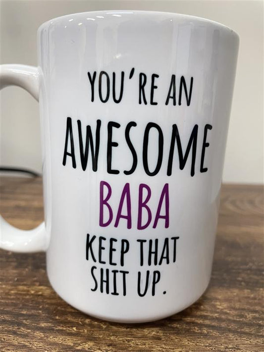 *SALE* -AWESOME BABA - *FADING WORDS*
