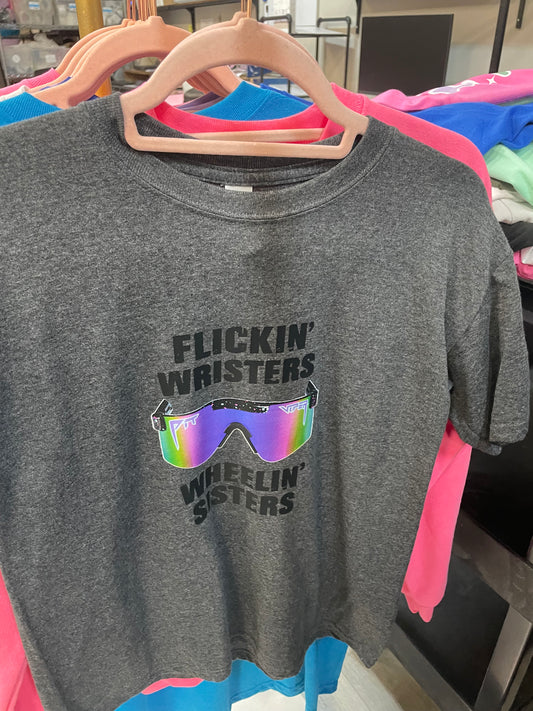 *SALE* - Flickin Wristers - Grey - Size Youth M