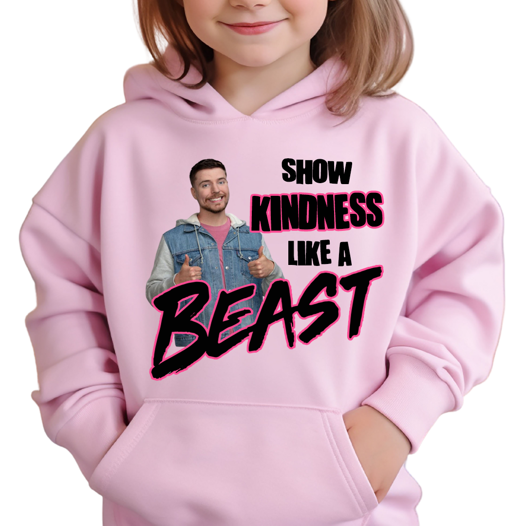 SHOW KINDNESS LIKE S BEAST- YOUTH HOODIE