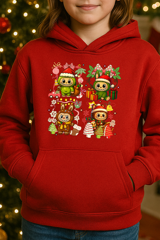 LABUBU CHRISTMAS - YOUTH HOODIE