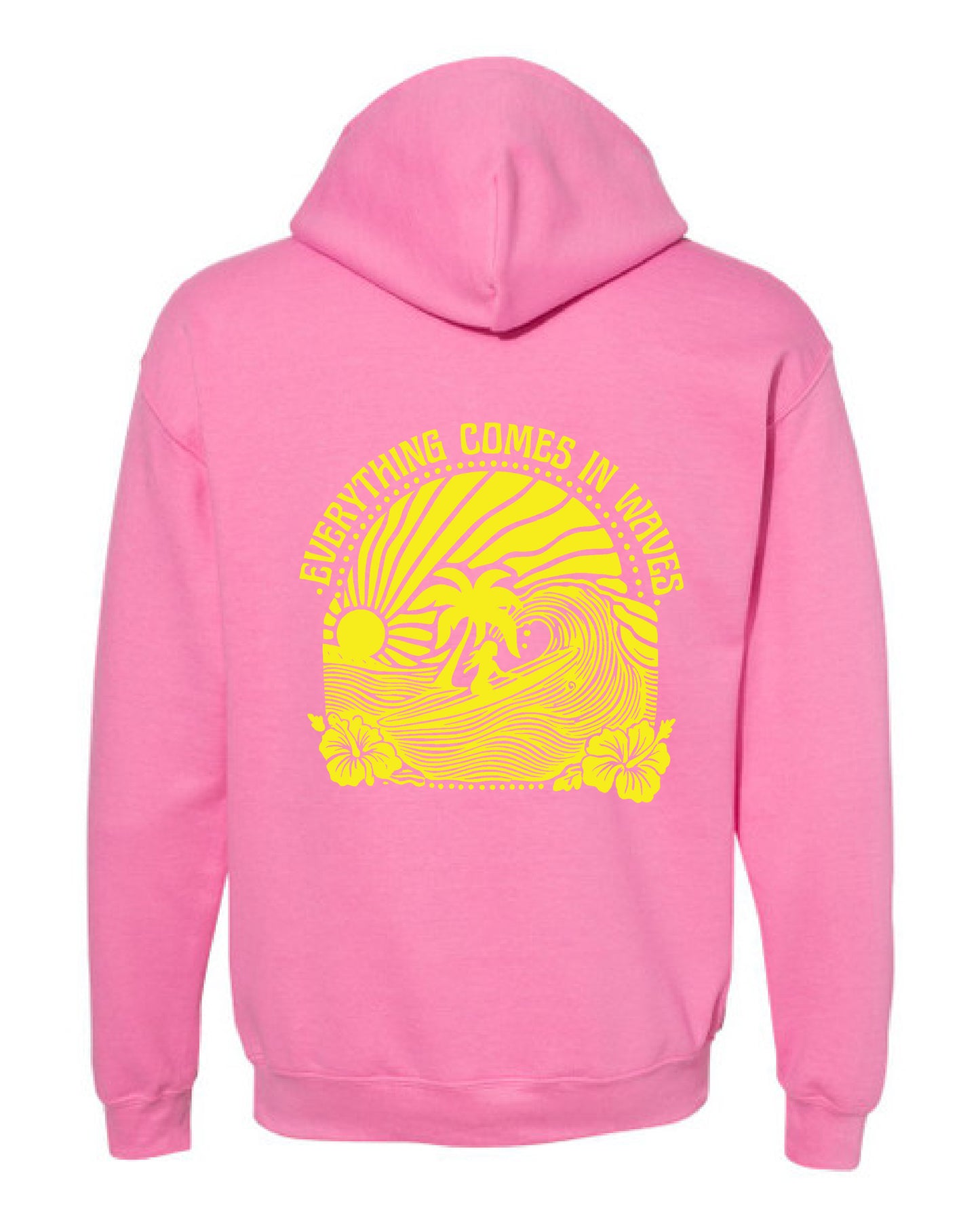 EVERYTHING COMES IN WAVES - ADULT HOODIE