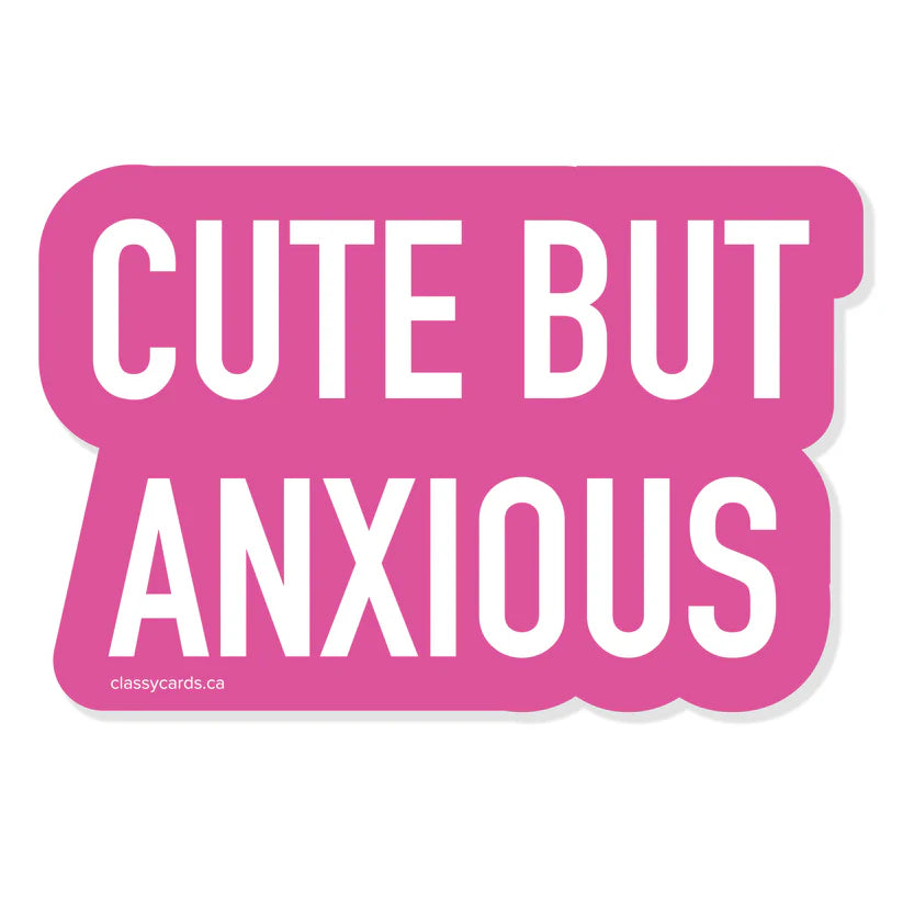 Cute but Anxious Sticker