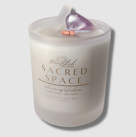 Sacred space - Intention Magic Crystal Candle