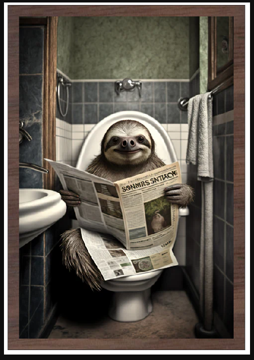 Animals in the Bathroom