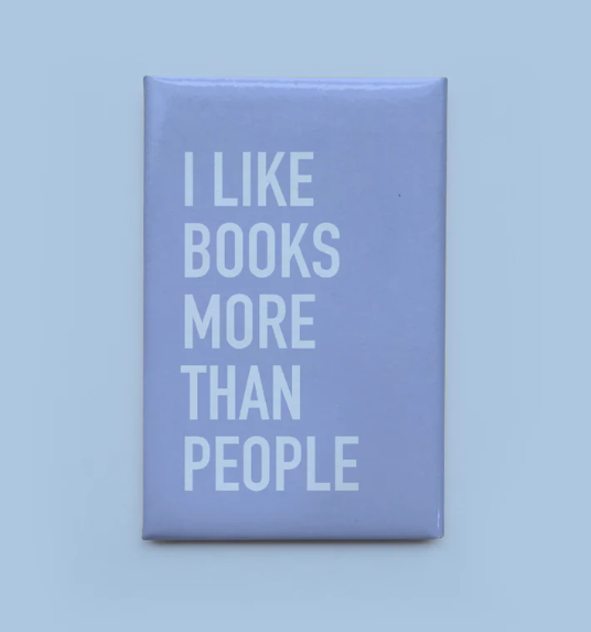 Books Over People - Magnet