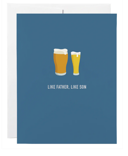 Like Father Like Son Card