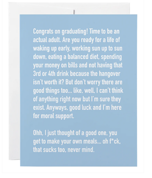 Congrats On Graduating Card