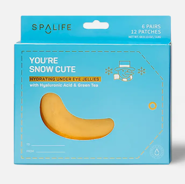 Christmas Holiday Snow Cute Hydrating Undereye Masks - 6Pk