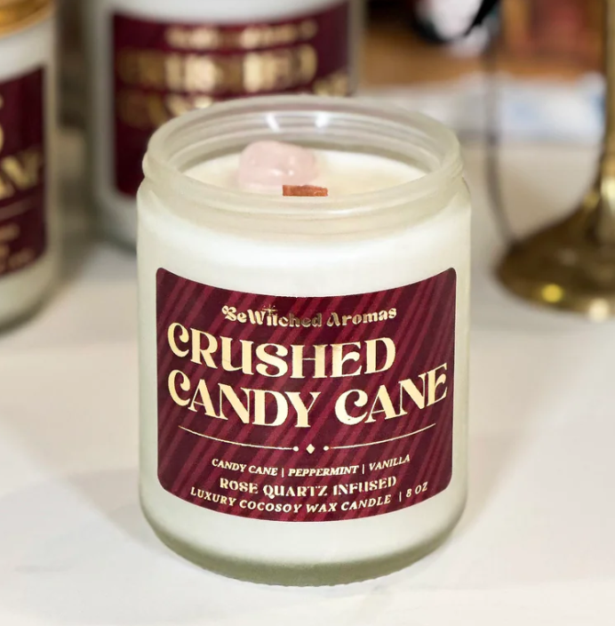 Crushed Candy Cane - Rose Quartz Infused