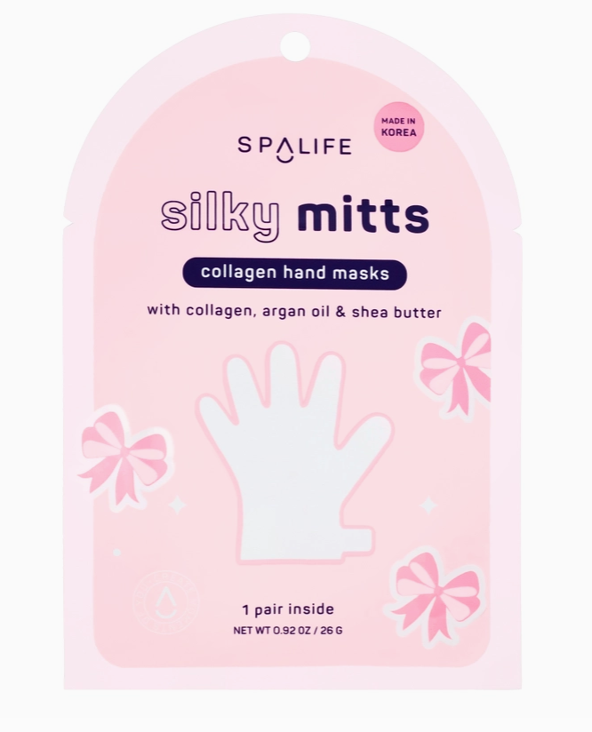 Christmas Holiday Silky Mitts Collagen Hand Gloves - 1 Pair