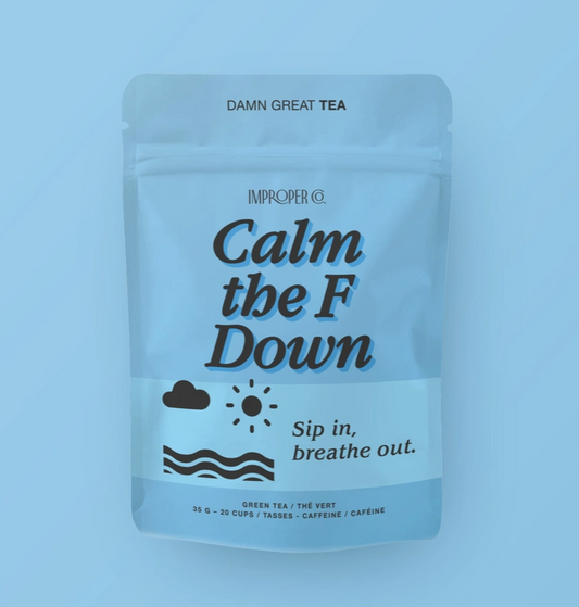 Calm the F Down Green Tea