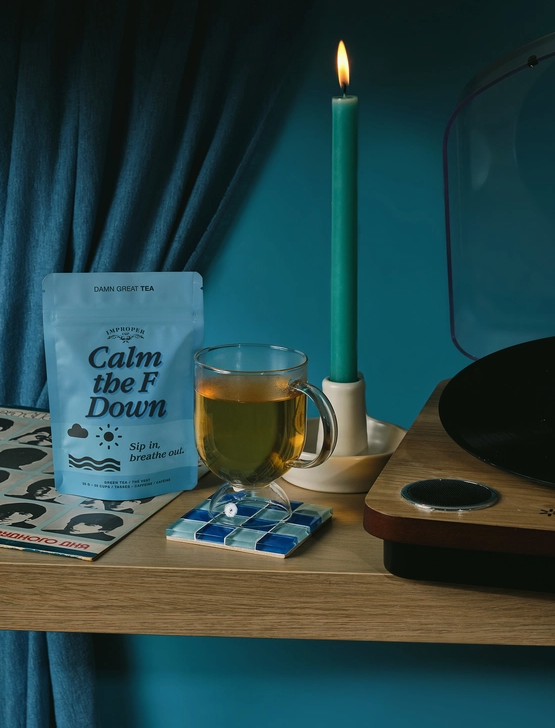 Calm the F Down Green Tea