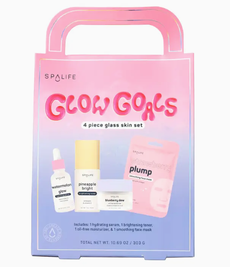 Christmas Holiday Glow Goals Skincare Gift Set – 4pc