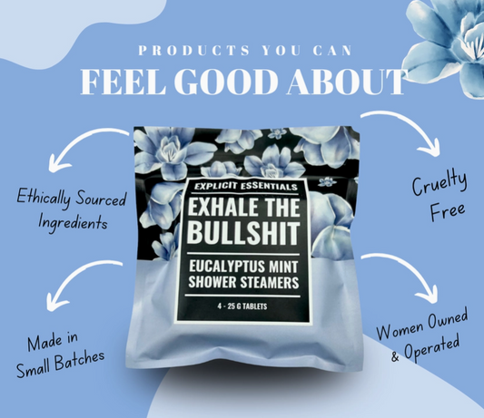 Exhale The Bullshit Shower Steamer - 4 Pack