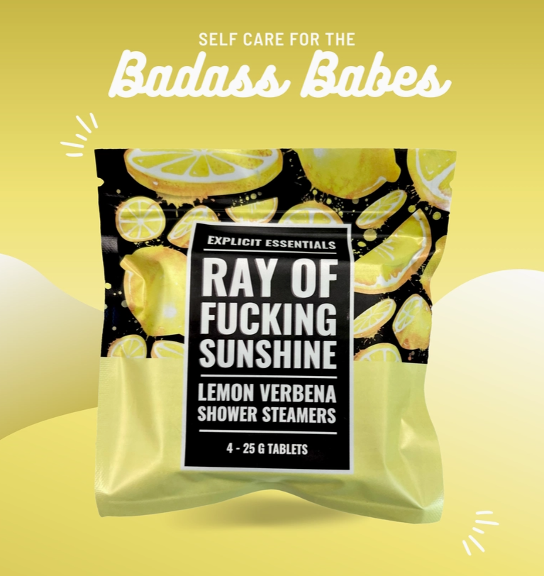 Ray Of Fucking Sunshine Shower Steamer - 4 Pack