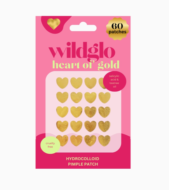 Wildglo Heart Of Gold - Hydrocolliod Pimple Patch