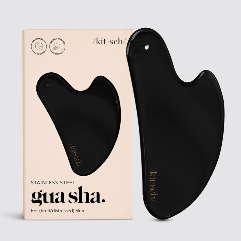 Kitsch Stainless Steel Gua Sha - Matte Black