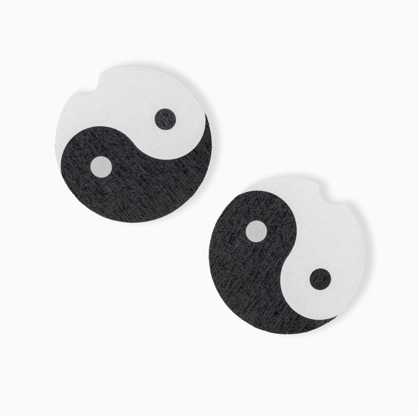 Car Coasters- Yin Yang