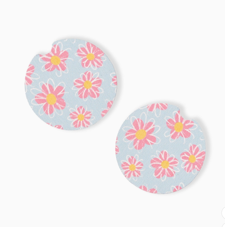 Car Coasters- Flowers