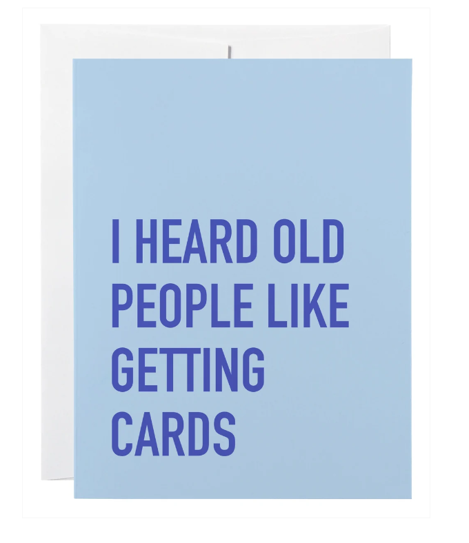 Old People - Card