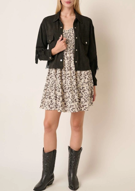 Suede Tassel Jacket