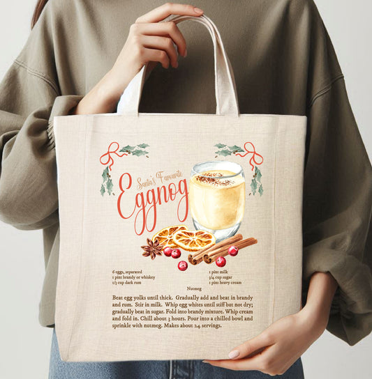 SANTA'S FAVOURITE EGGNOG - TOTE