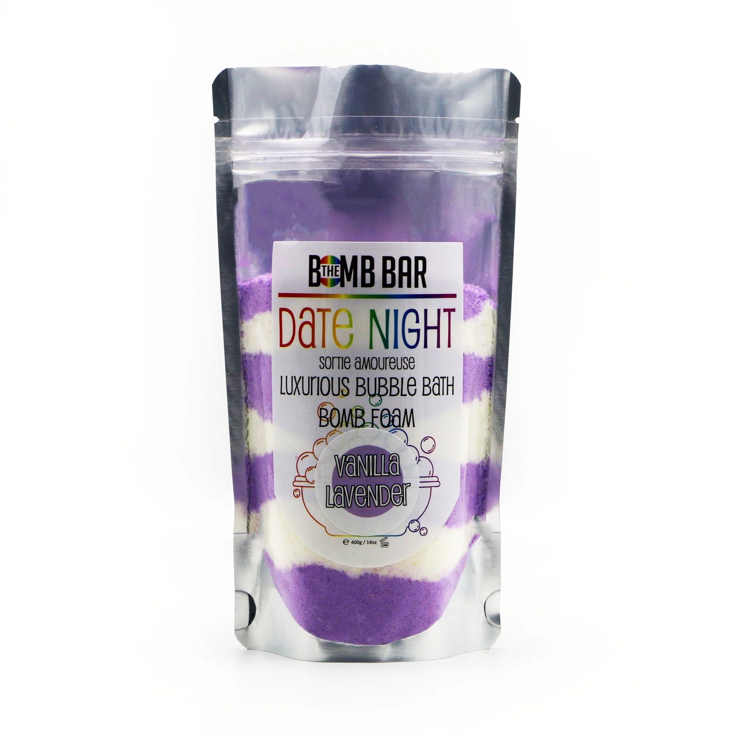 Bubble Bath Bomb Foam - Vanilla Lavender