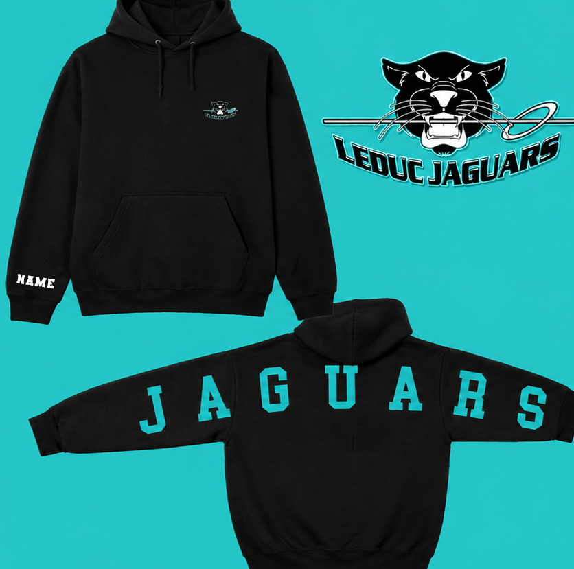 JAGUARS RINGETTE - BLACK HOODIE - ADULT