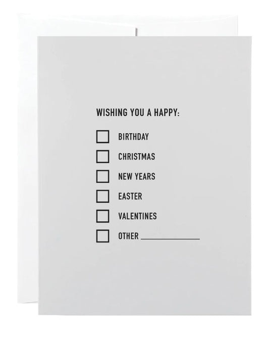 All Occasions Card