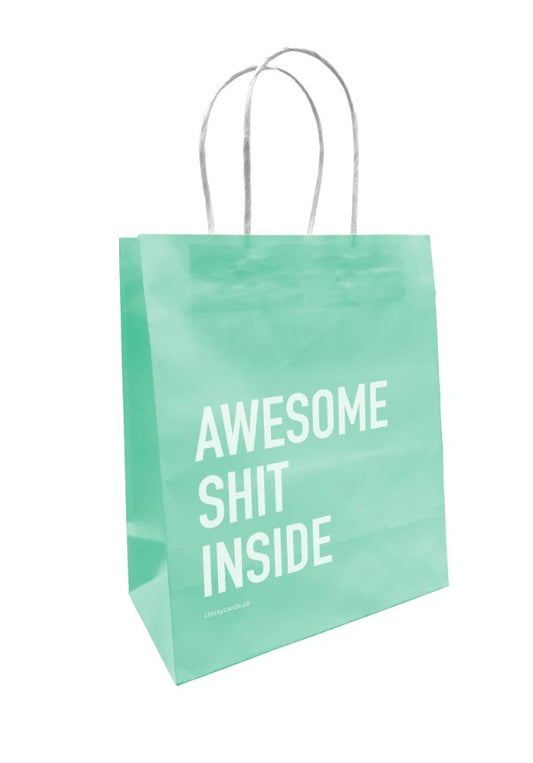 Awesome Shit Inside - Gift Bag