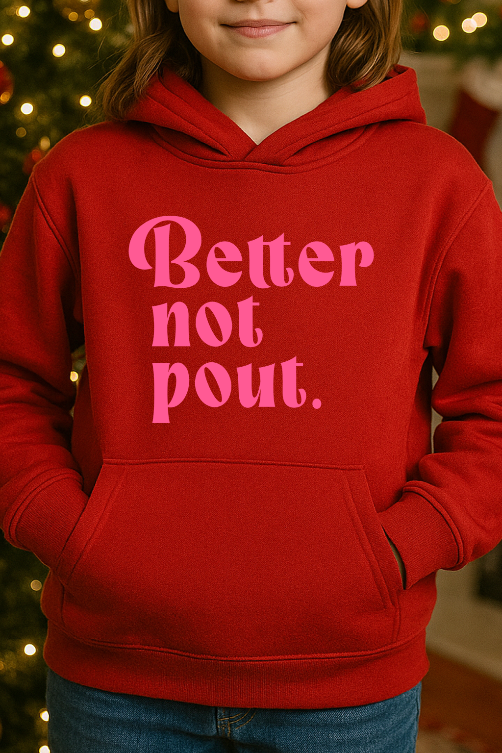 BETTER NOT POUT - YOUTH HOODIE