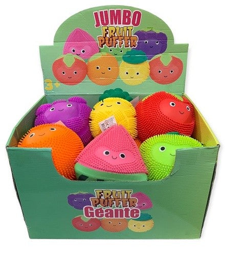 Jumbo Fruit Puffer Squish Toy