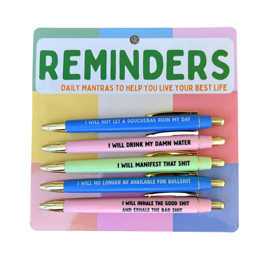 Pen Set - Reminders