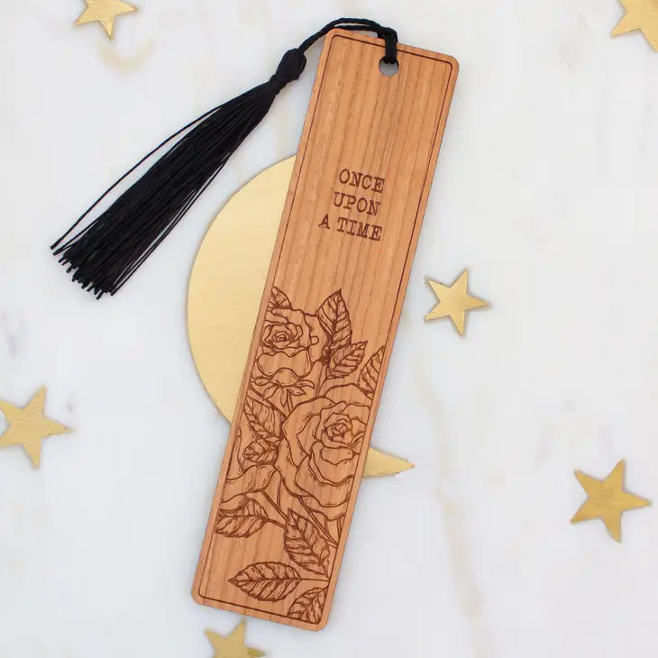 Wooden Bookmark - Once upon a time
