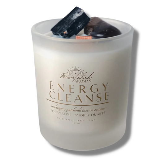 Energy Cleanse - Intention Magic Crystal Candle