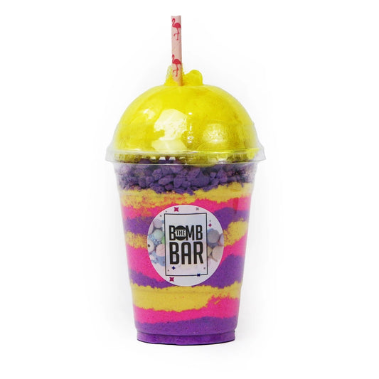 Bath Bomb Slush Cup - Yellow Loofah