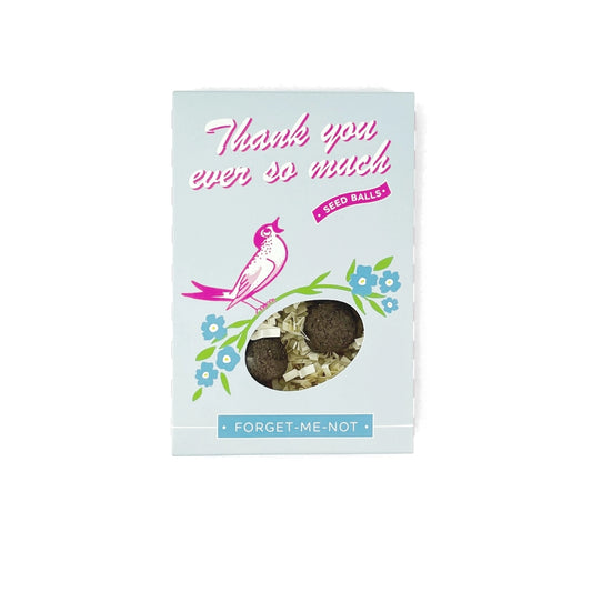 Thank You So Much - Forget Me Not Seed Balls