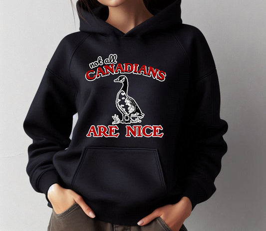 NOT ALL CANADIANS ARE NICE - HOODIE