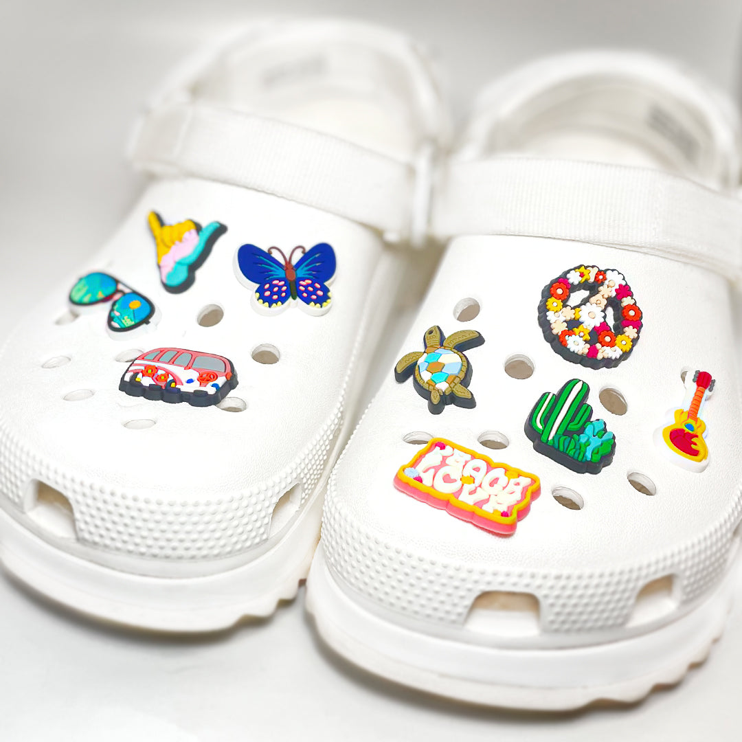 Goody Crocs GOOD VIBES CROC CHARMS – Days with Gray