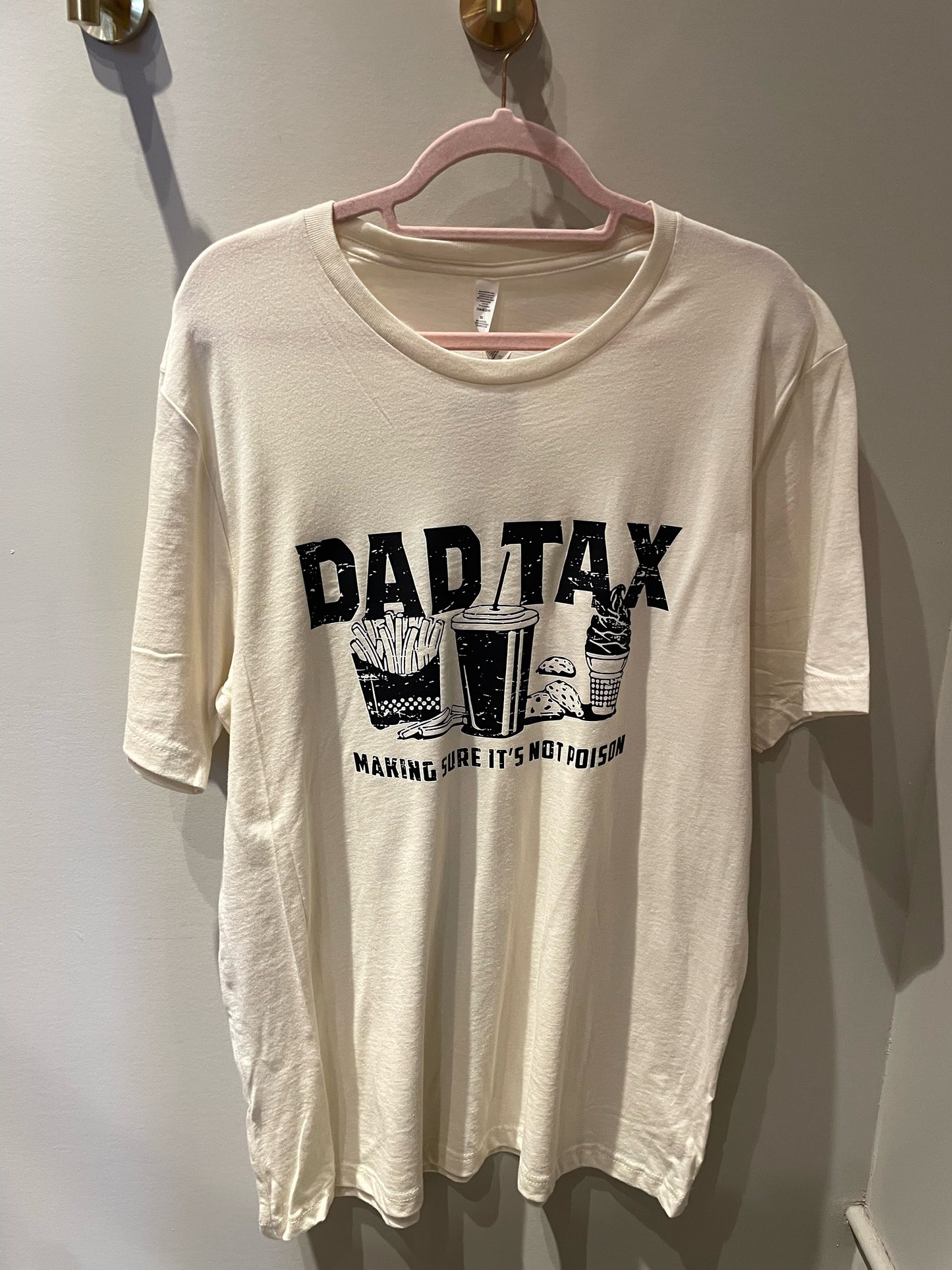 *SALE* - Dad Tax - Cream - Size XL