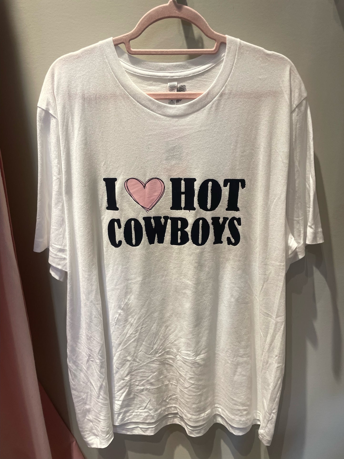 *SALE* - Hot Cowboys - White - Size 2XL
